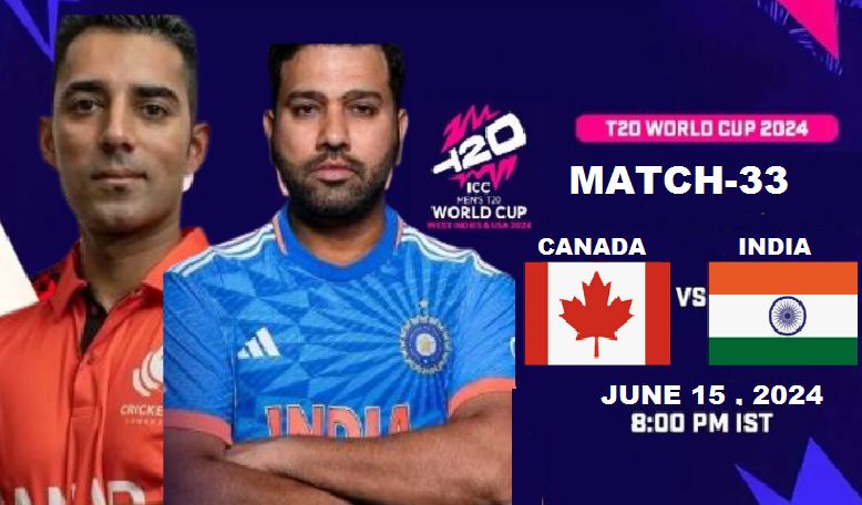 Dream11 prediction team for IND vs CAN match, ICC T20 World Cup 2024