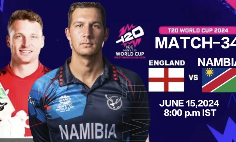 Namibia vs England T20 World Cup 2024 Dream11 Prediction