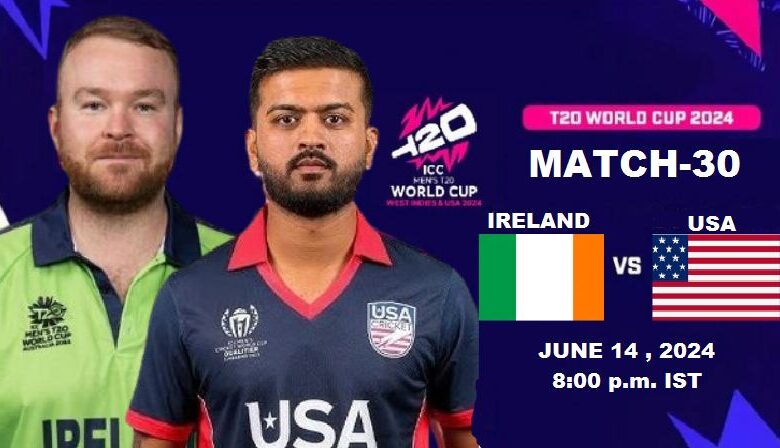 USA vs Ireland T20 World Cup 2024 match preview and Dream11 prediction